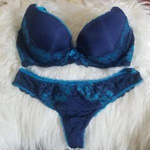 Adore Me Push Up Bra and Panties Set